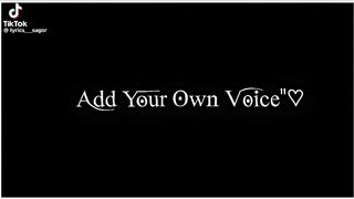 Ad your voice