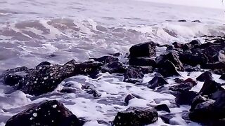 Footage beach Indramayu indonesian