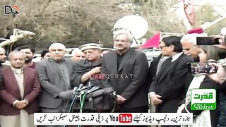 PTI Leaders Important Media Talk in Islamabad