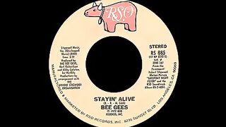 Bee Gees ~ Stayin' Alive 1977 Version Disco Purrfection