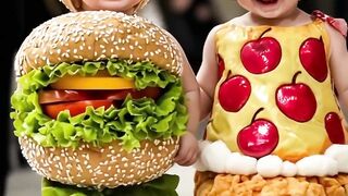 Cutest Baby Fashion Show Featuring Food-Themed Outfits