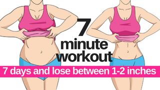 7 DAY CHALLENGE 7 MINUTE WORKOUT TO LOSE BELLY FAT - HOME WORKOUT TO LOSE INCHES