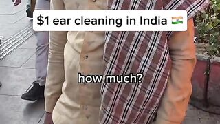 1 ear cleaning in India ????????!!