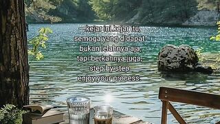 kejar ini kejar itu,  semoga yang didapat  bukan lelahnya aja, tapi berkahnya juga,  step by step  enjoy your process.