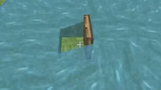 Water chest #minecraft #minecrafmemes #minecrafthumor #gaming #shortvideo #minecraftmemes