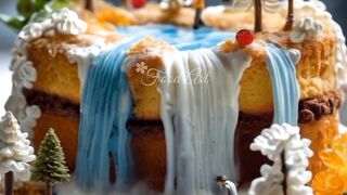 Captivating Waterfall Cake