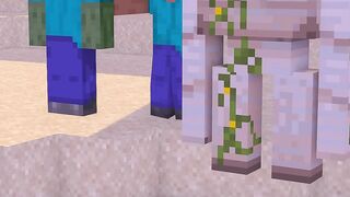 Evolution of Merge Iron Golem + Monster School - Minecraft Animation