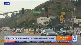 Pacific Coast Highway to close again just 1 day after reopening