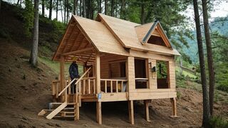 Man builds amazing house in the forest