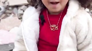 Palestinian girl Maria Hanoun has a message for Donald Trump.