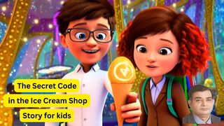 The Secret Code in the Ice Cream Shop ???? | Magical Mystery Story for Kids | Leo & Ava's Adventure!