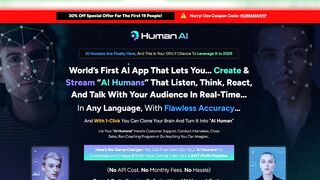 "Human AI: The Game-Changing App That Lets You Create Hyper-Realistic AI Humans for Real-Time Interaction (No Monthly Fees!)"