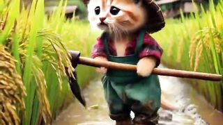 diligent farmer's cat