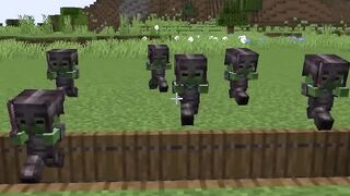 Longest Iron Golem vs IQ Emoji Reaction #shorts #minecraft #meme