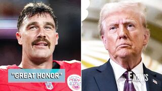 Travis Kelce Reacts to Donald Trump Attending Super Bowl