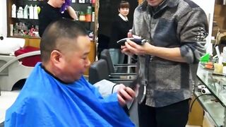 Funny barber fun