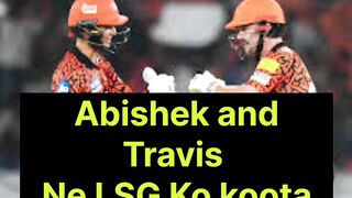 Abishek and Travis batting