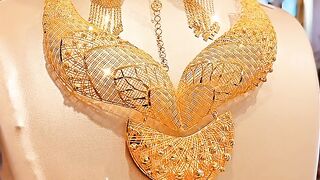 Gold necklace || now design