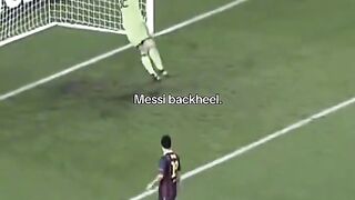 Messi backheel skills ???????? #messi #football #fyp