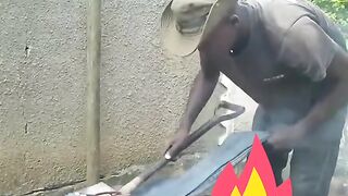 Pressing iron