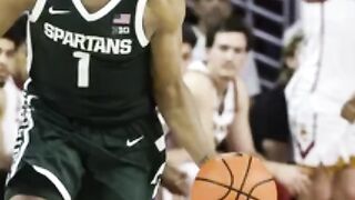 Michigan state basketball:Jase Richardson makes 1st MSU start in front of dad vs Oregon #shorts