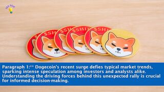 Why Did Dogecoin Surge Latest Updates And Analysis.