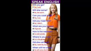 ????How to speak English fluently. Daily use English question answer practice #englishquestioansanswers