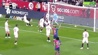 Barcelona vs Seville goal