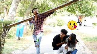 I saved girl ???? From Woodcutter ????// onecute girl prank video //#prank