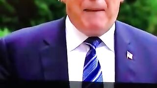 Donald Trumps hair flies off in winds from Hurricane Florence MUST SEE.mkv