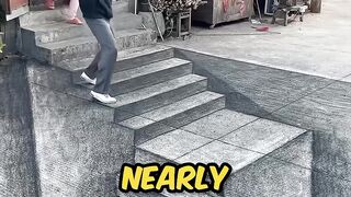 Amazing 4D Street Art....????.