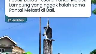 Ada yang pernah ke sini. ????Pantai Melasti, Jl. Bengkunat, Krui, Pesisir Barat