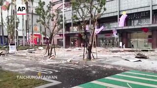 Gas explosion at Taiwan food court kills 4 and leaves 8 hospitalized.