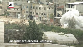 Explosions rock West Bank refugee camp amid ongoing Israeli operation.