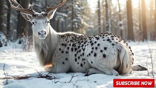 A reindeer was injured by barnacles and parasites, A rescue team successfully rescued the reindeer