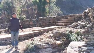 Stone grinding mill in Hilside Nepal