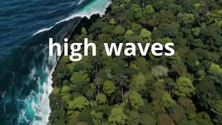 high waves