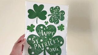 109 PCS St. Patrick’s Day Window Clings