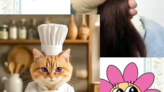 Hair style and cat