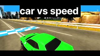 Car vs speed