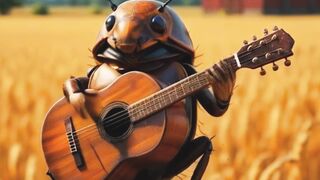 Insects Playing Guitar | The Animal Band Performs Music for Kids