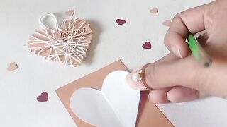 Diy heart tag