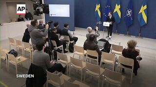 Sweden, UK and Norway officials react to Trump claiming Ukraine started war with Russia.mp4