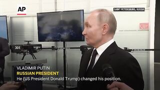 Putin says he would like to meet with Trump, but meeting 'needs to be prepared'.