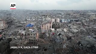 Done video shows widespread devastation in northern Gaza after 500 days of war-دمار في شمال غزة بعد 500 يوم من الحرب