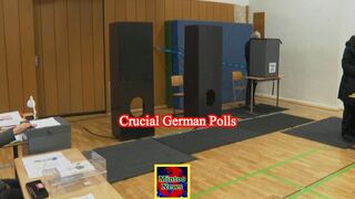 German election: Voting under way after campaign focused on economy and migration