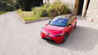 The all-new Volkswagen ID.7 GTX Tourer Exterior Design Kings Red Metallic