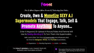 Femme App Review: Create AI Supermodel for Business Success