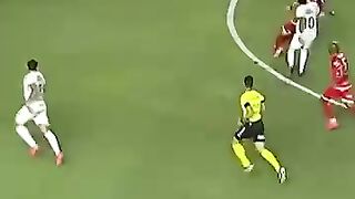 Neymar JR with the flick and Fake Header