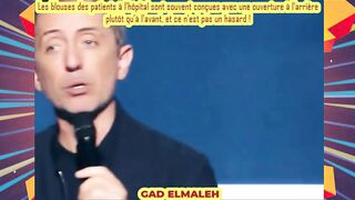 Gad Elmaleh - Les blouses des patients à l’hôpital